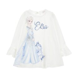 Maxi t-shirt Elsa con strass-monnalisa-girotondo-macerata